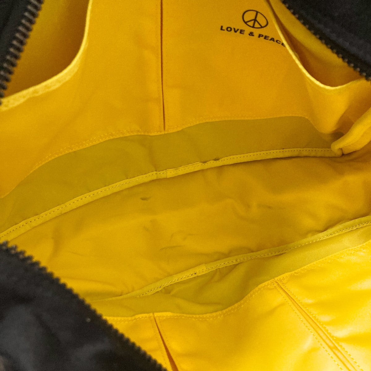 PORTER ポーター コラボ ラブアンドピース ショルダーバッグ ブラック 黒 PORTER×LOVE＆PEACE ショルダーバッグ ブラック｜【公式