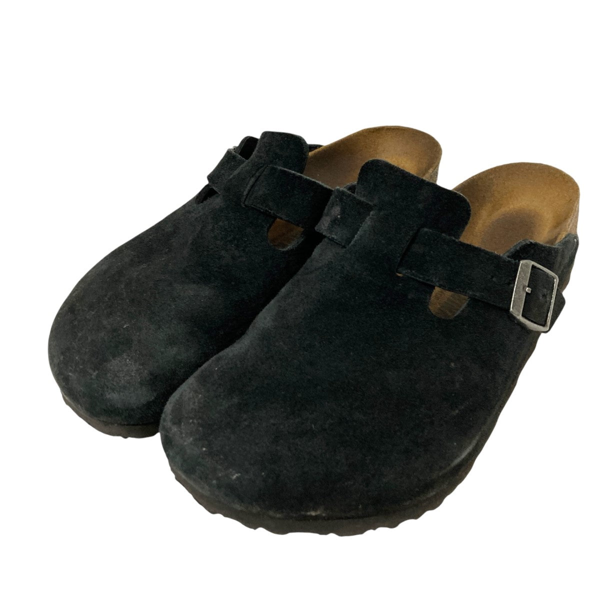 BIRKENSTOCK BOSTON SUEDE LEATHERサボサンダル1027142 古着・中古-1枚目のアイテム画像