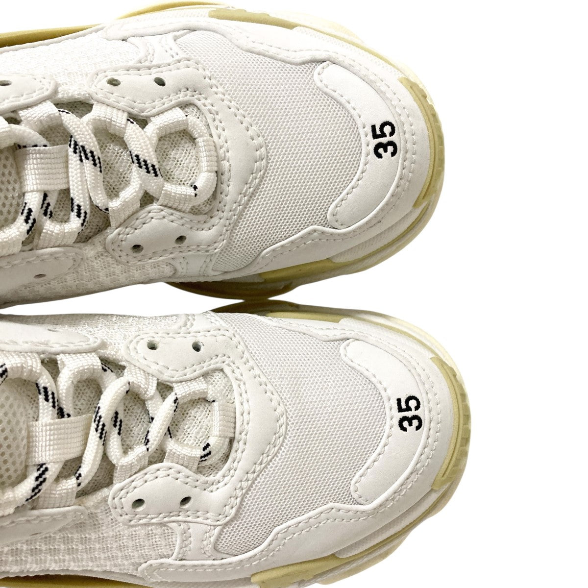 【BALENCIAGA】 バレンシアガ Triple S スニーカー ロゴ BALENCIAGA バレンシアガ TRIPLE S スニーカー ロゴ 23cm 白