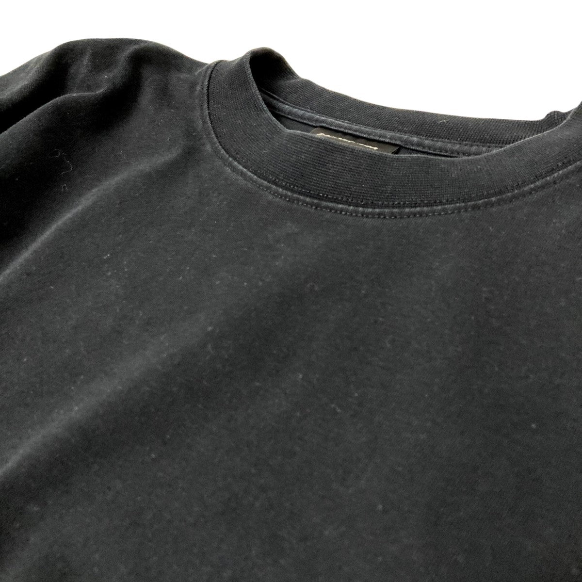 【バレンシアガ】セール！GAFFER ヴィンテージ風 Tシャツ Men's Gaffer T-shirt Large Fit in Black | Balenciaga US