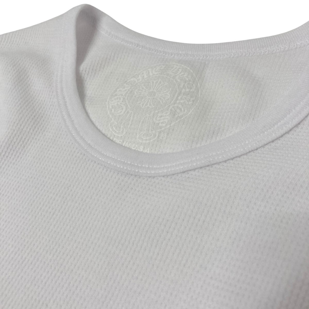 Chrome Hearts ネイビー Tシャツ M 古着 レア物 最終値下げ‼️ CHROME HEARTS(クロムハーツ) サークルロゴTシャツ ホワイト