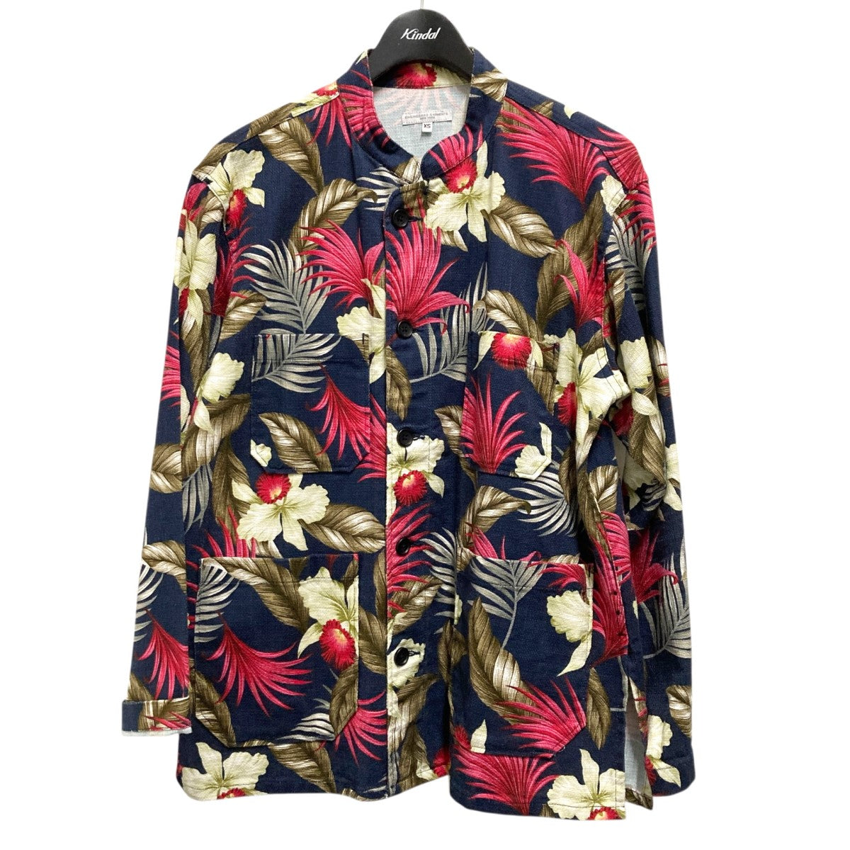 Engineered Garments フローラル総柄ジャケット 古着・中古-1枚目のアイテム画像