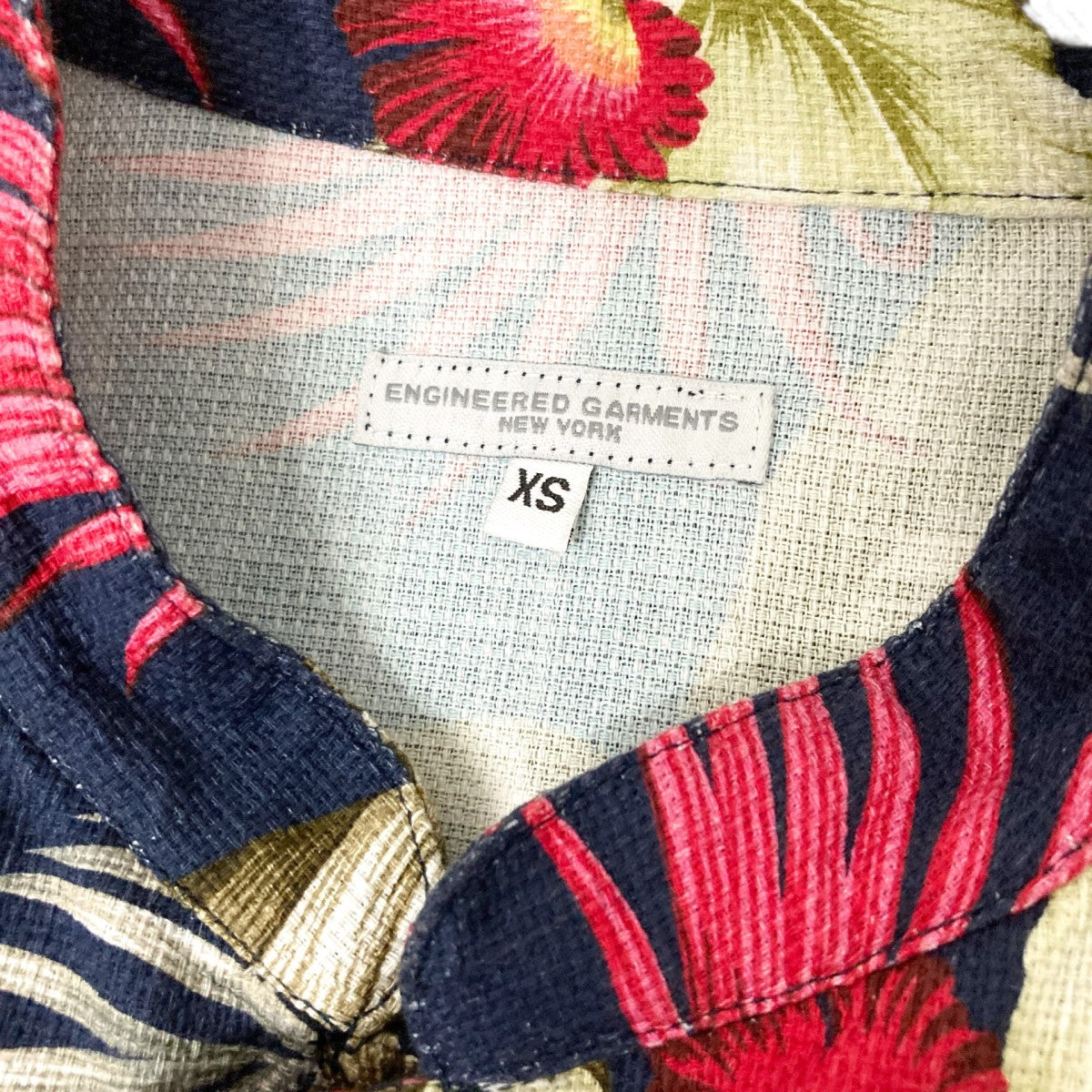 Engineered Garments フローラル総柄ジャケット 古着・中古-4枚目のアイテム画像