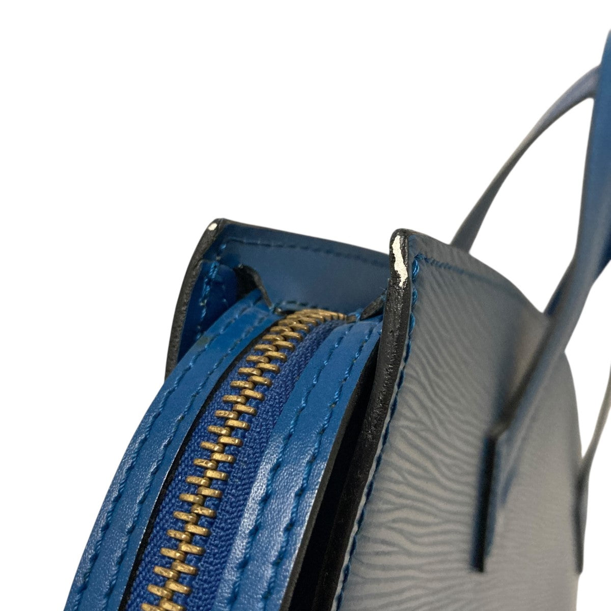 LOUIS VUITTON サンジャック ハンドバッグ トレドブルー エピ LOUIS