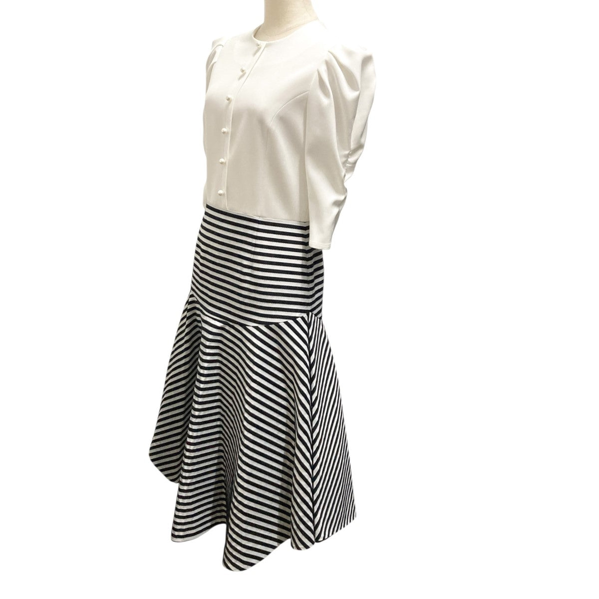 BORDERS AT BALCONY MERMAID DRESS切替ワンピースBD2211 3E 03 古着・中古-3枚目のアイテム画像