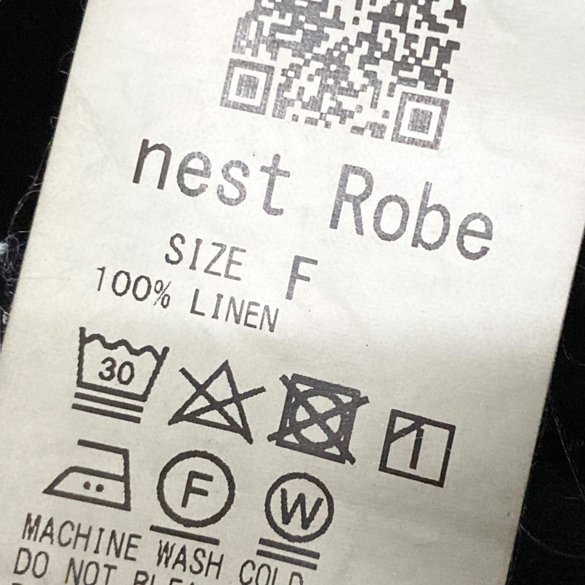 ブラックリネンボタンサロペット✴︎nest Robe