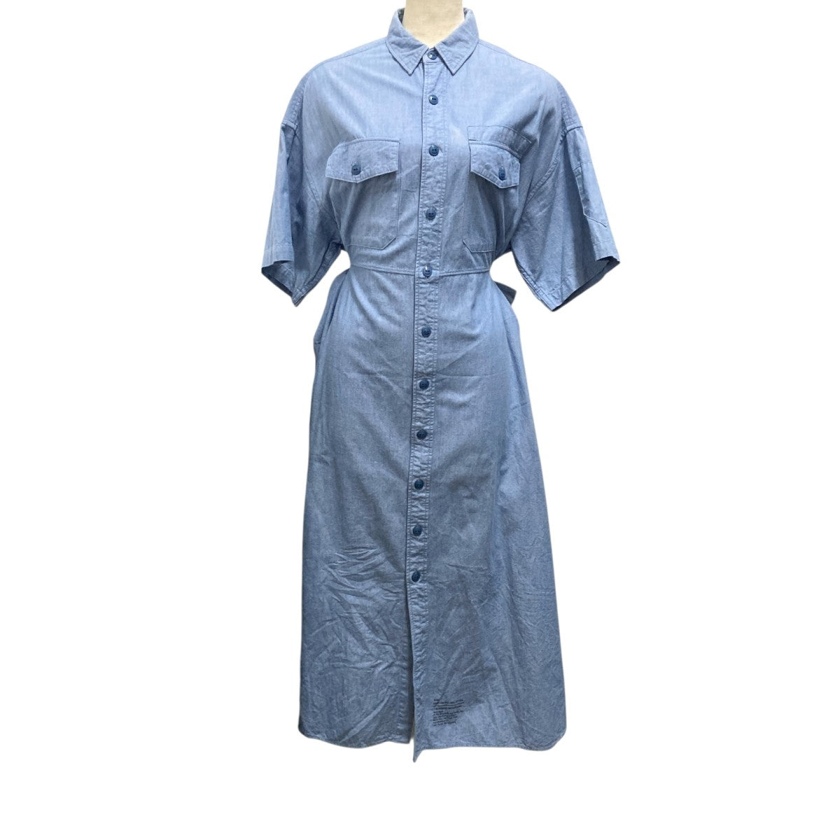 HYKE(ハイク) T C BALLOON SLEEVE DRESSシャツワンピース241