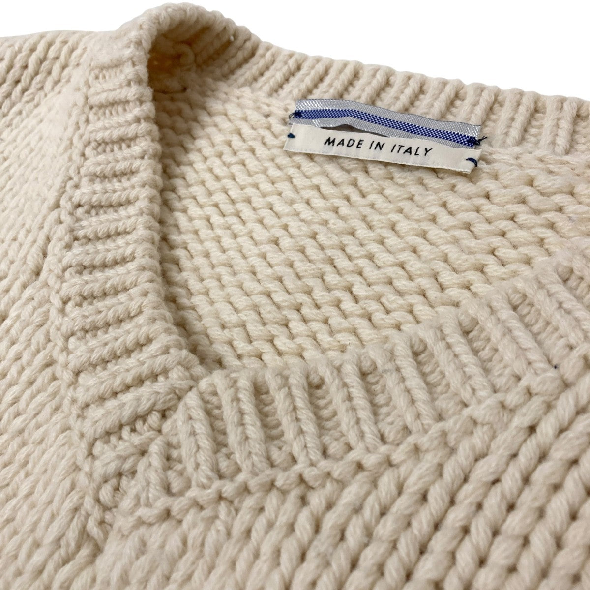 Cristaseya(クリスタセヤ) ニットベスト アイボリー サイズ M｜【公式