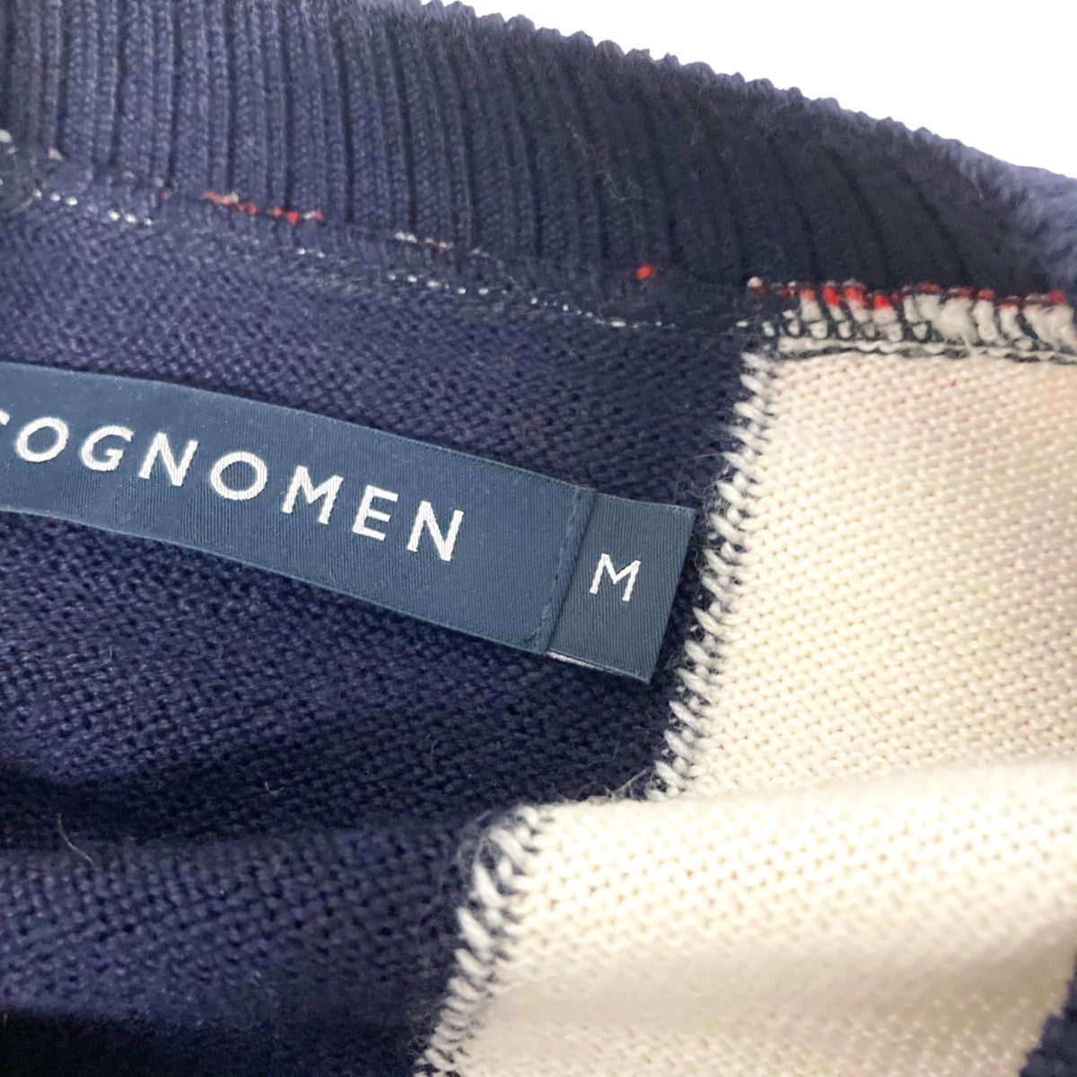 COGNOMEN(コグノーメン) FOOTBALL SCARF KNITマフラードッキングニット