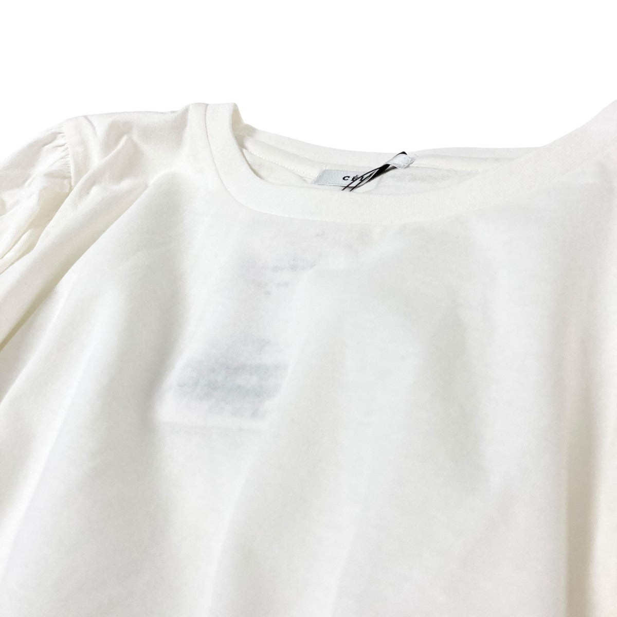 セルリ CELERI PUFF Tシャツ パフスリーブカットソー 21 070 500 3020 1 ホワイト CELERI(セルリ) PUFF Tシャツパフスリーブカットソー21 070 500