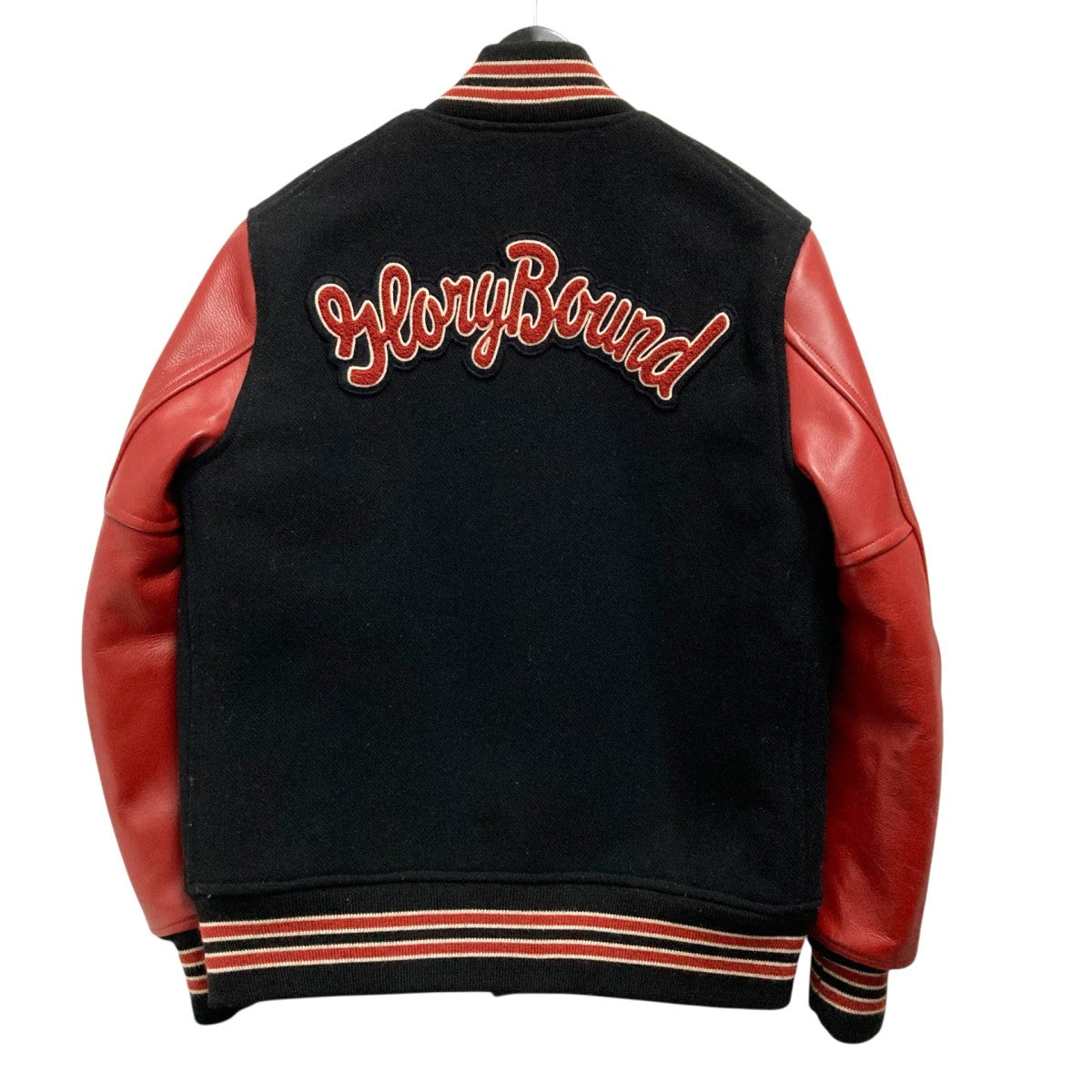 COOTIE(クーティー) 1st place jacketスタジャン ブラック×レッド