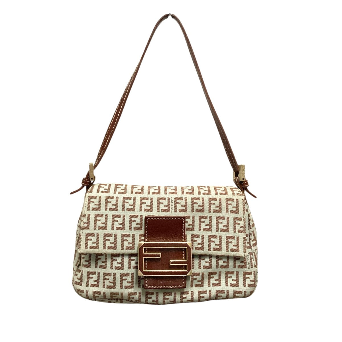 Fendi ハンドバッグ FENDI(フェンディ) ミニマンマバケットズッカハンドバッグ8BR180