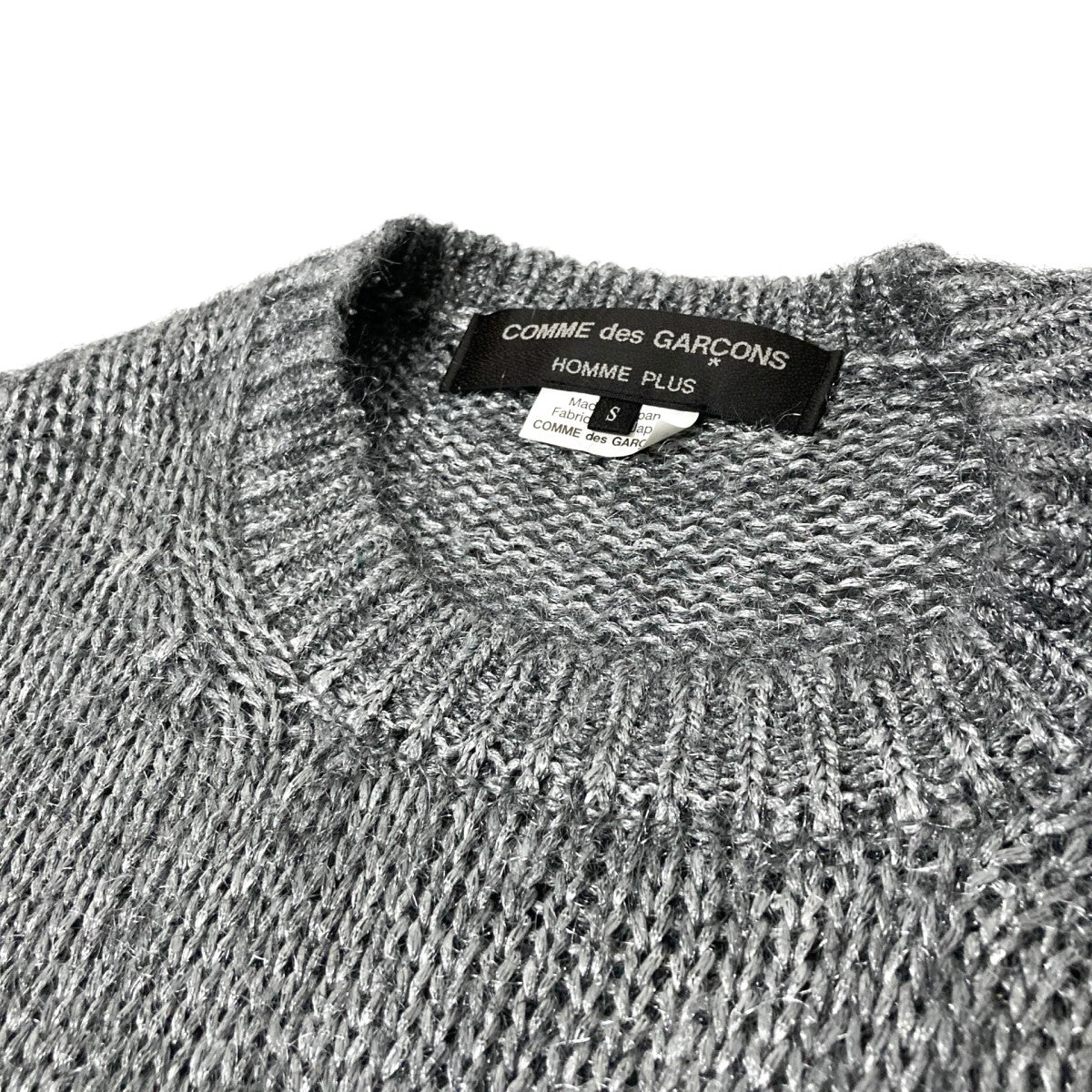 COMME des GARCONS HOMME PLUS ロゴラメニット COMME des GARCONS HOMME PLUS ロゴラメニット COMME des