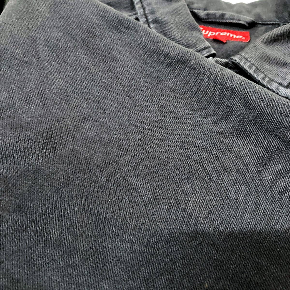 Supreme(シュプリーム) snap front twill jacketデニム
