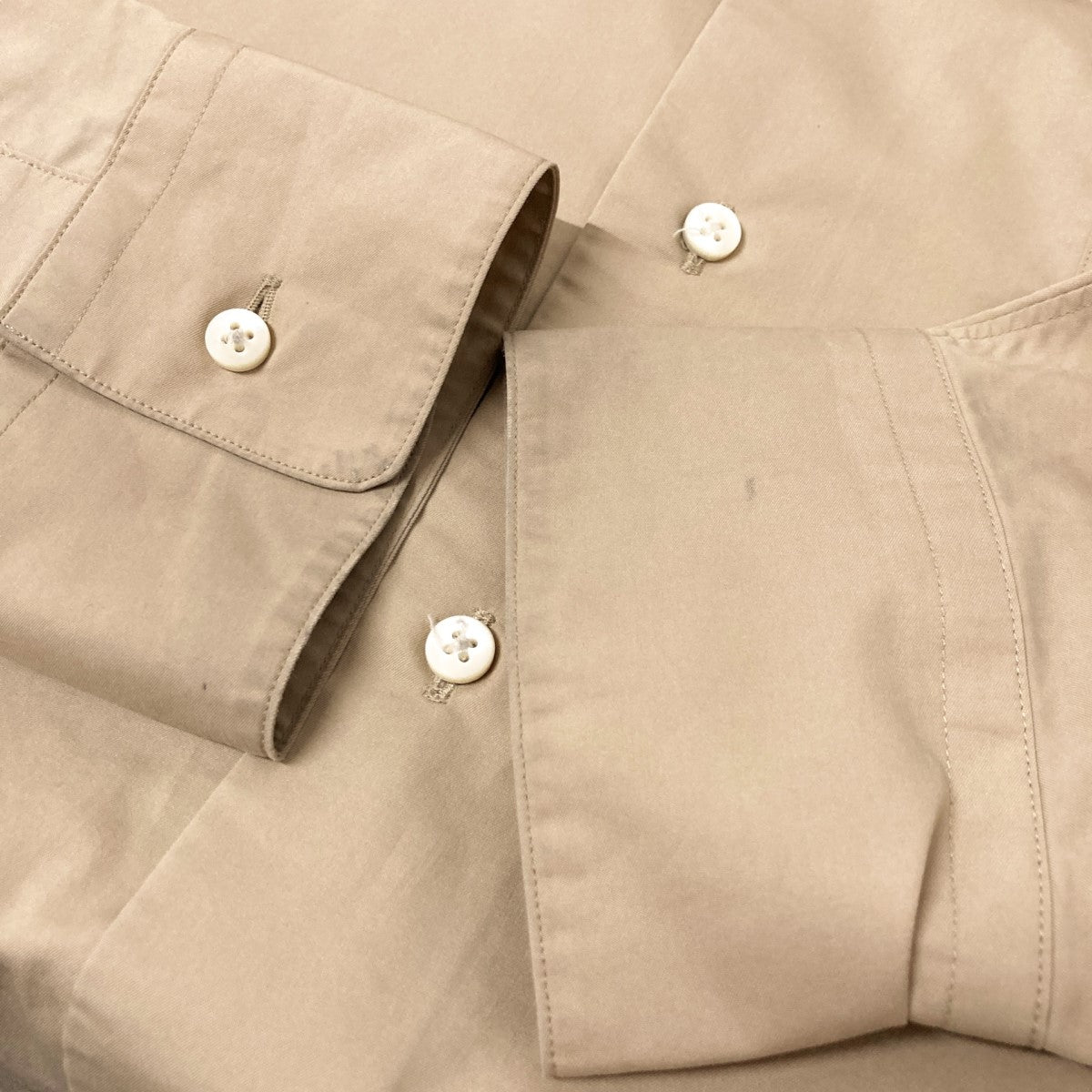エディション Edition T C TWILL コットンポリエステル バンドカラーシャツ 長袖シャツ 34 01 21 01001 ブラウン サイズ Edition(エディション) T C TWILL コットンポリエステル バンド