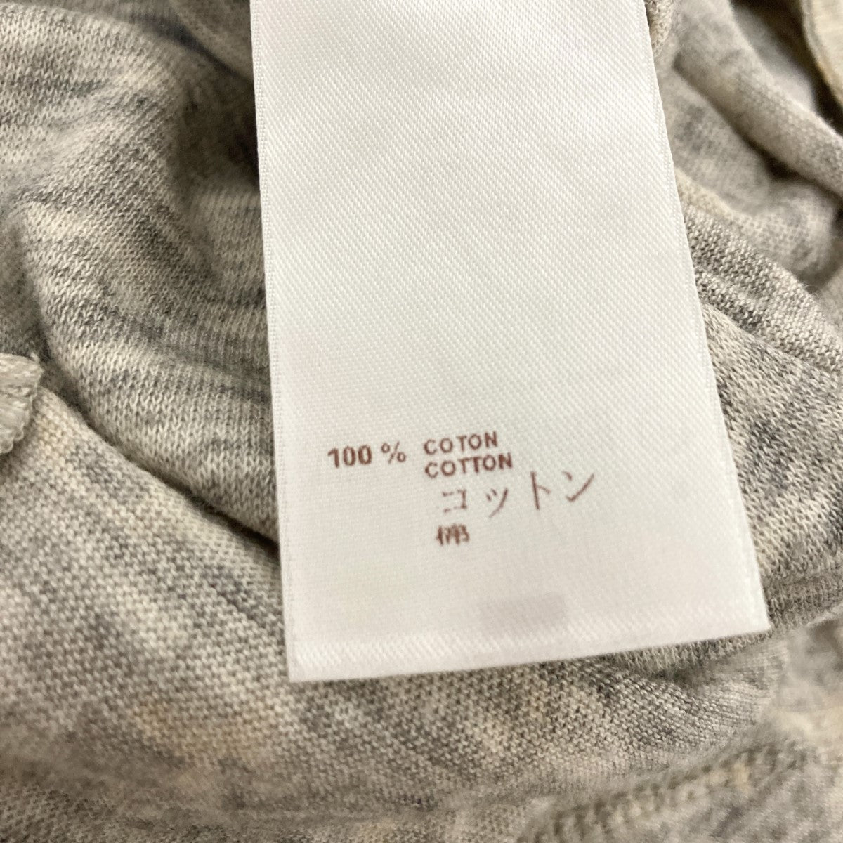 ルイヴィトン LOUIS VUITTON 半袖カットソー RW131WF3TS20JFZ グレー サイズ：XS LOUIS VUITTON(ルイヴィトン) 半袖カットソーRW131WF3TS20JFZ