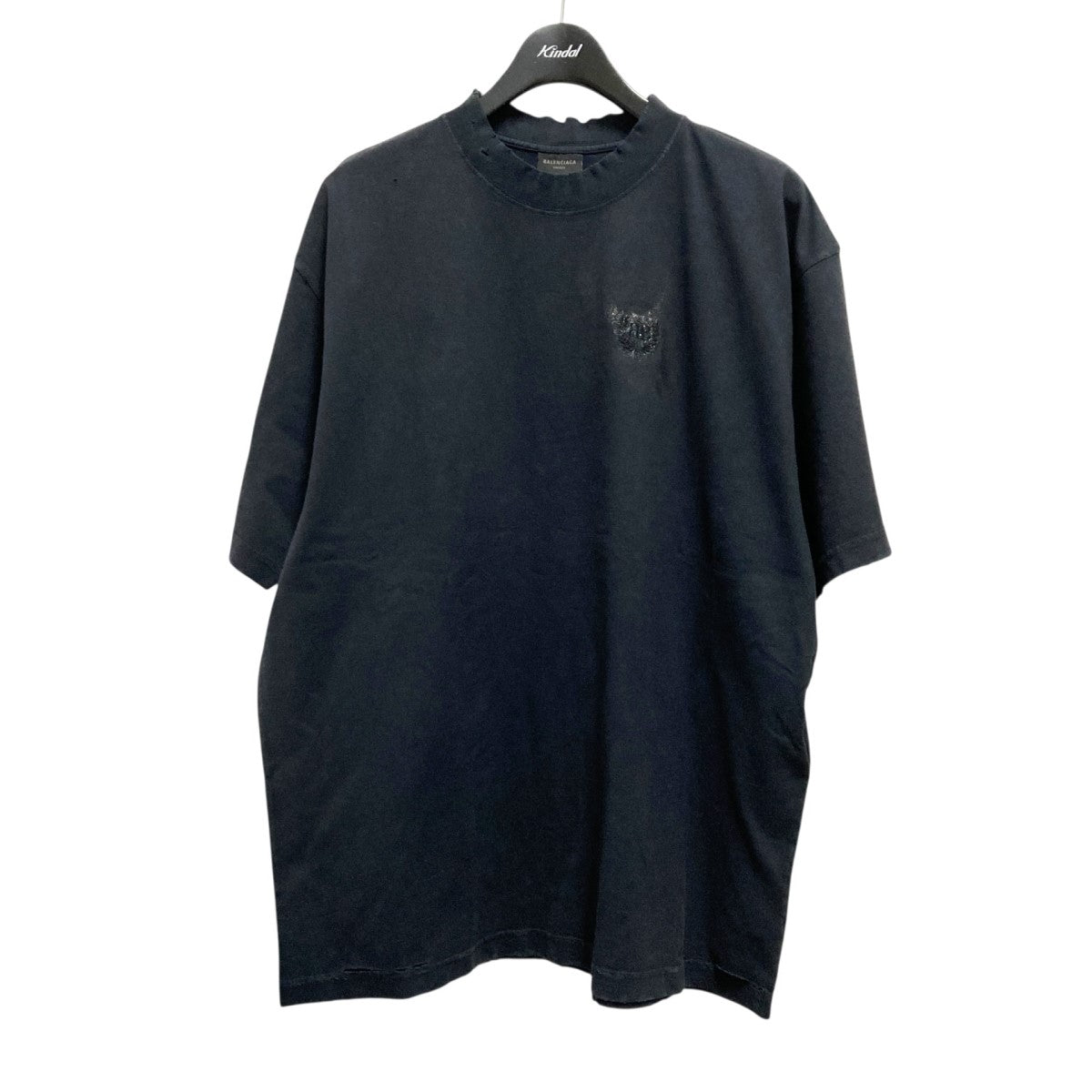 BALENCIAGA Medium Fit T Shirtダメージ加工Tシャツ764235 TSVD5 古着・中古-1枚目のアイテム画像