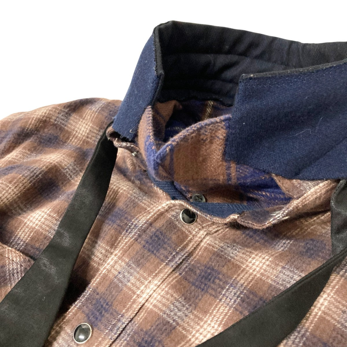 sacai(サカイ) ボウタイレイヤードチェックシャツ20 02237M 20