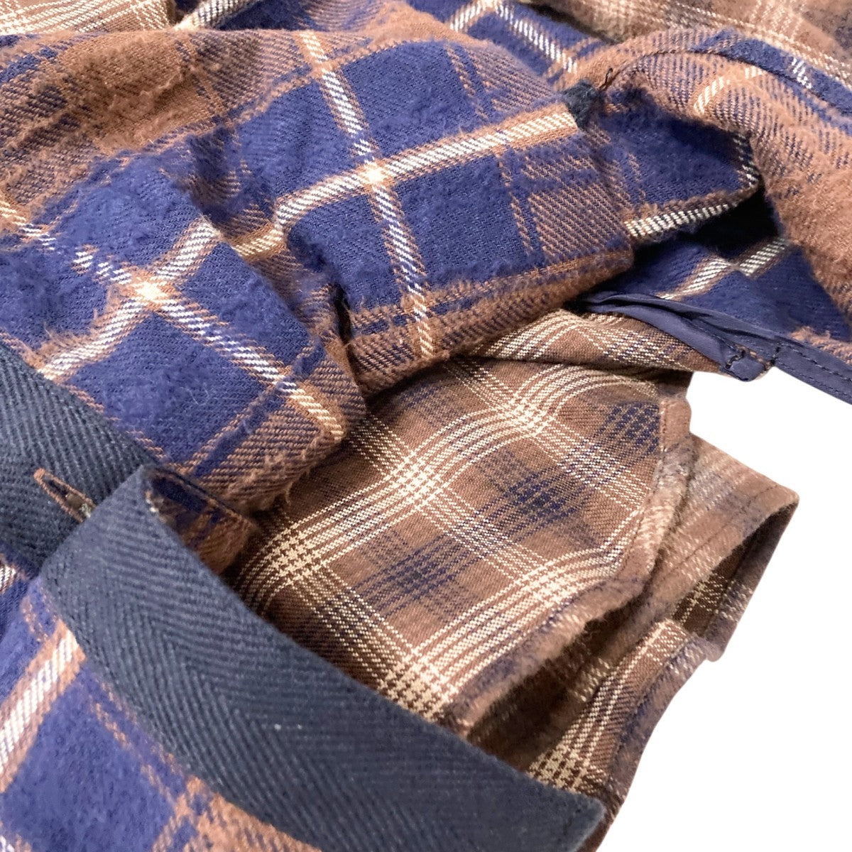 sacai 20ss ボウタイレイヤードチェックシャツ sacai(サカイ) ボウタイレイヤードチェックシャツ20 02237M 20
