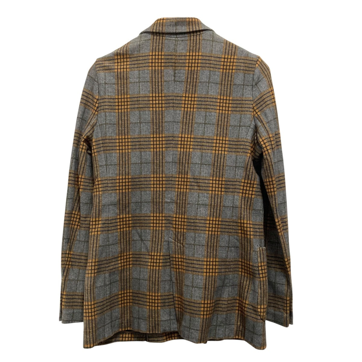 【新品】CIRCOLO 1901 チェック テーラードジャケット 48 Circolo 1901(チルコロ) チェックテーラードジャケット ブラウン
