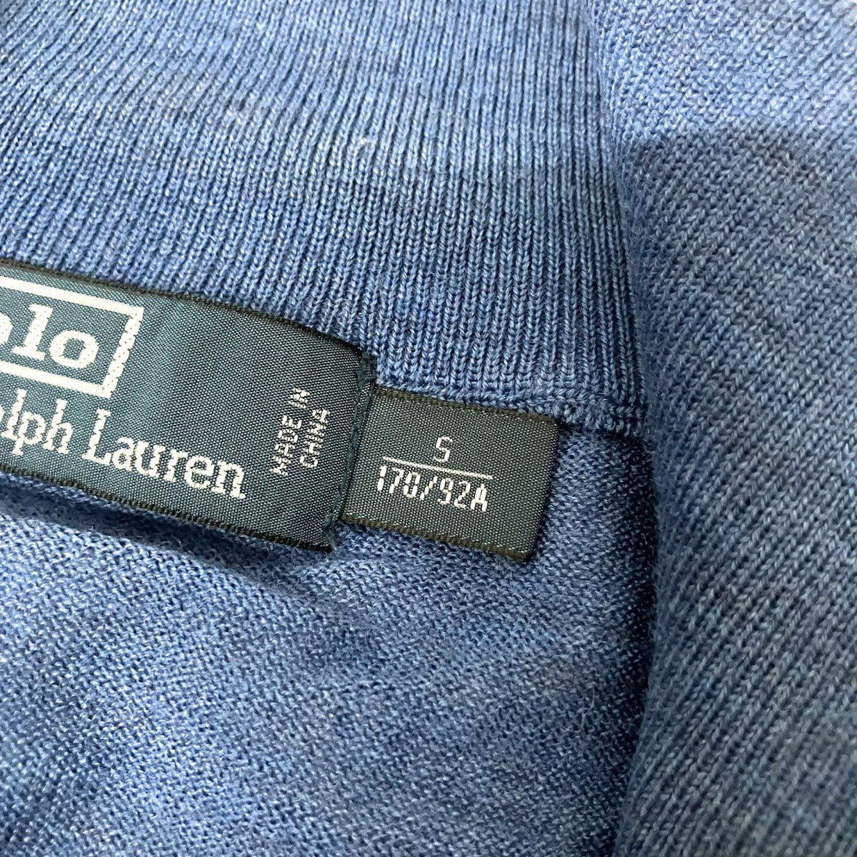 POLO RALPH LAUREN ハーフジップニット 古着・中古-4枚目のアイテム画像