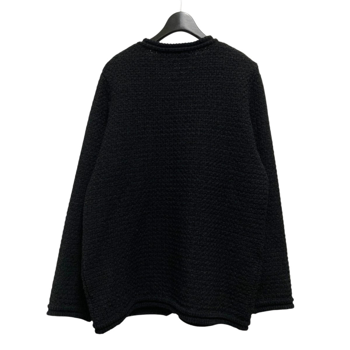 【値下げ】LOUNIE クルーネックカーディガン 12838128 ネイビー×ブラウン (和歌山店) LOUNIE(ルーニィ) クルーネックカーディガン12838128 12838128