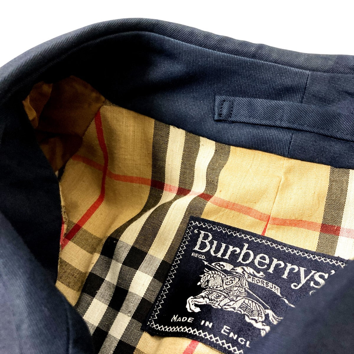 Burberry's ステンカラーコート ネイビー Burberry's オールドステンカラーコート - Fresh Service