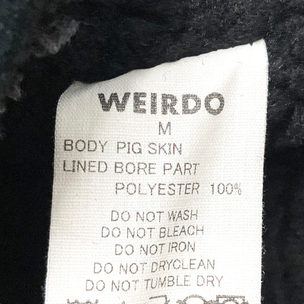 WEIRDO(ウィアード) WEIRDOLIGHT RANCH VEST HOG SKINスウェード