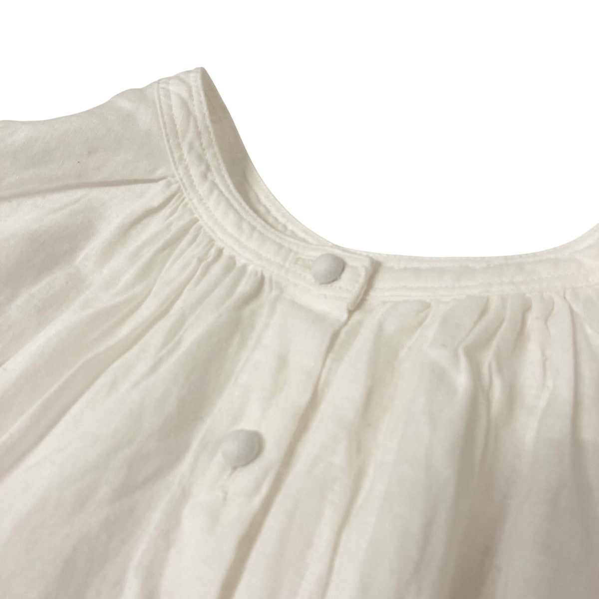 nest Robe×OEUVRE UpcycleLino サイドポケット2wayワンピースシャツ