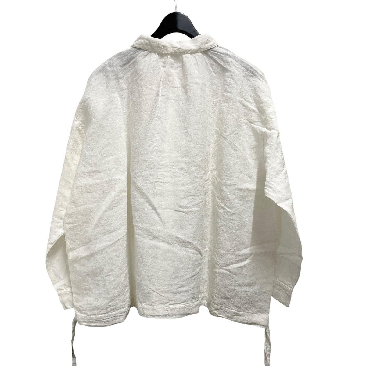 nest Robe(ネストローブ) リネン近江晒ドロストシャツ長袖シャツ01224