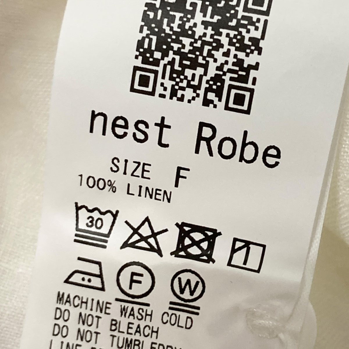 nest Robe(ネストローブ) リネン近江晒ドロストシャツ長袖シャツ01224