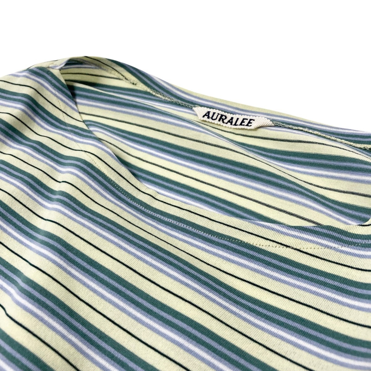 AURALEE(オーラリー) ボーダー長袖カットソーA24SP03BR A24SP03BR