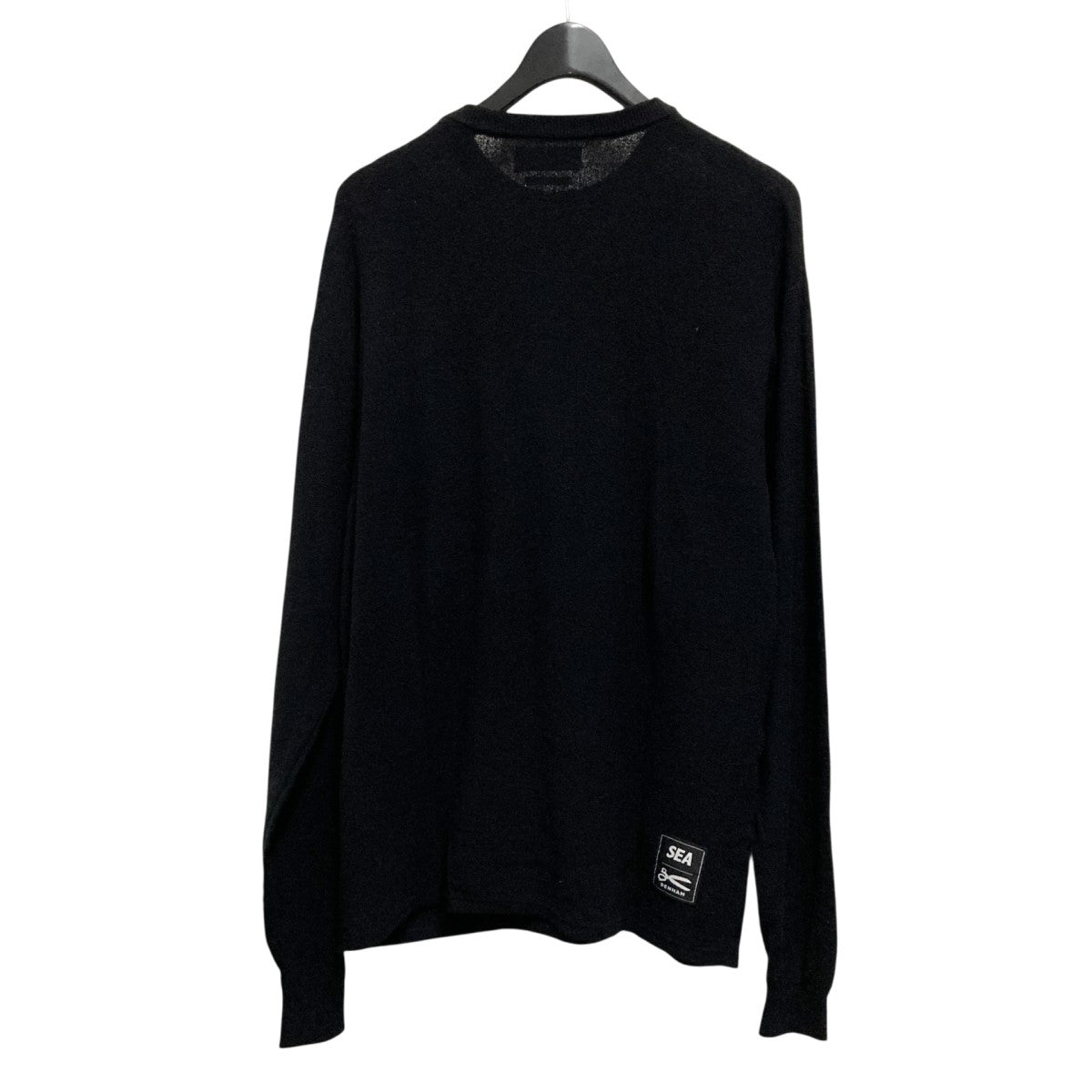 WIND AND SEA L/S TEE 阪急メンズ東京限定 ブラック&シルバー WIND AND SEA】阪急メンズ東京限定 ロングスリーブ Tシャツ阪急