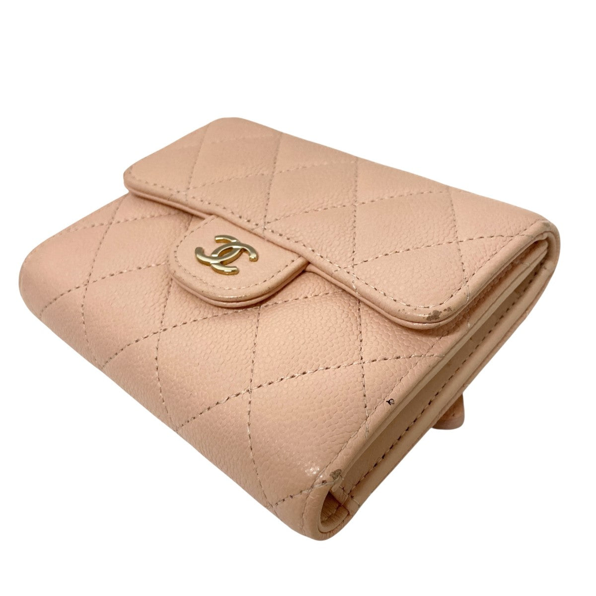 CHANEL(シャネル) クラシックスモールフラップウォレット3つ折り財布  