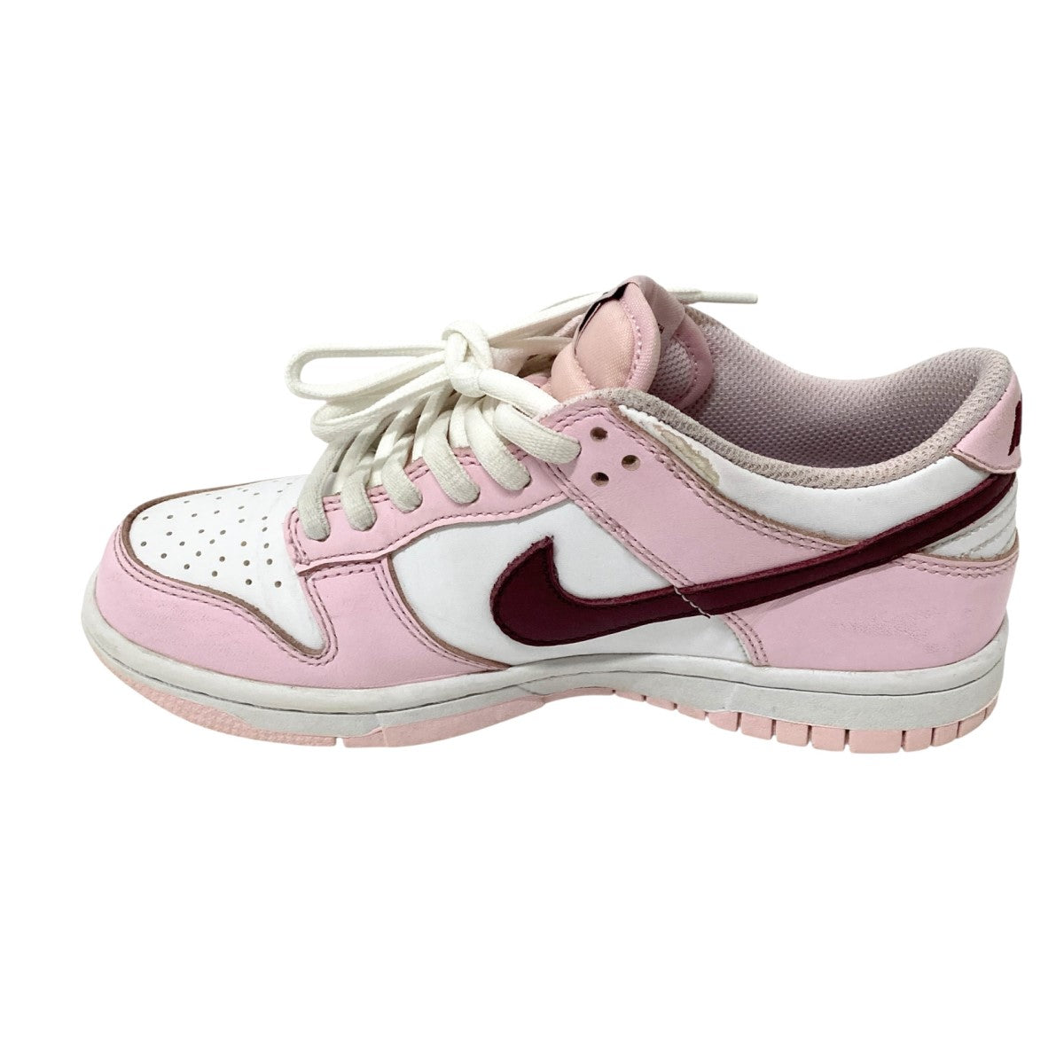 【新品同様】Nike Dunk Low ピンク/ホワイト20.5㎝ NIKE(ナイキ) NIKE DUNK LOWスニーカーCW1590 601 CW1590 601