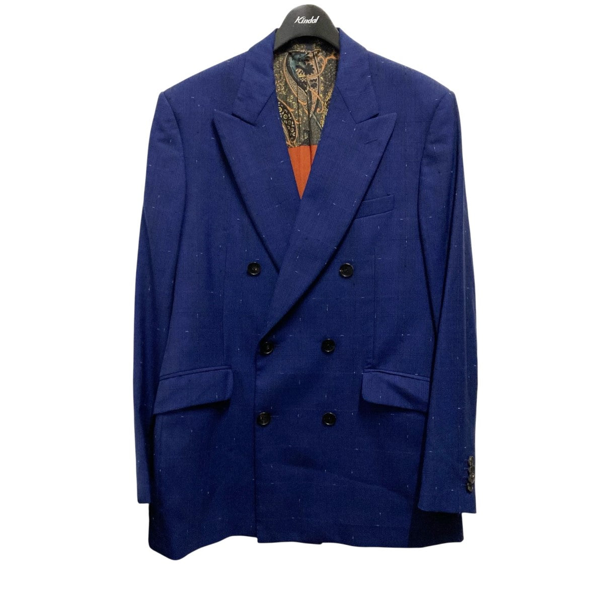 大量入荷 ETRO(エトロ) チェックリネンコットンチェックテーラード ジャケット・アウター
