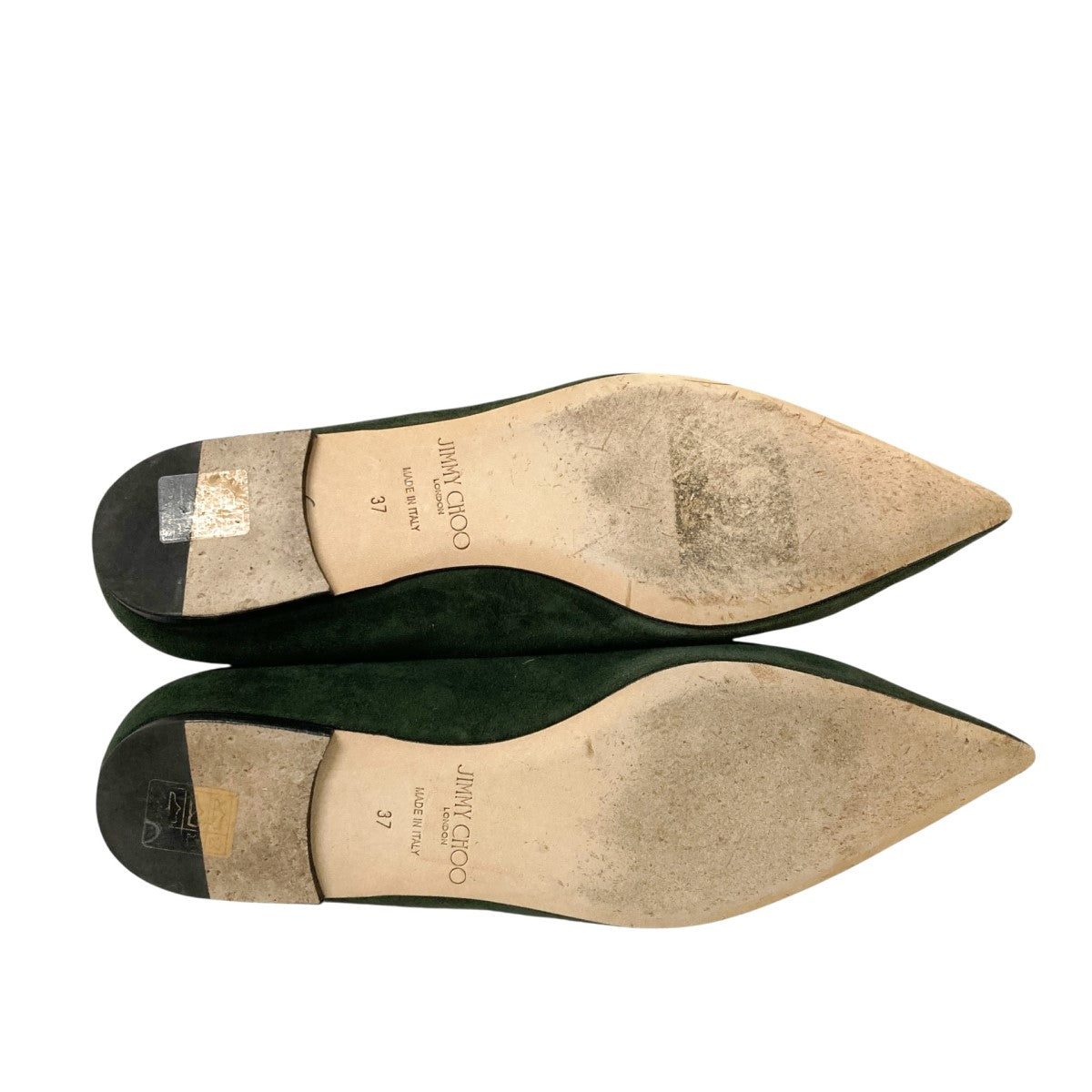 JIMMY CHOO(ジミーチュウ) ポインテッドトゥパンプス グリーン