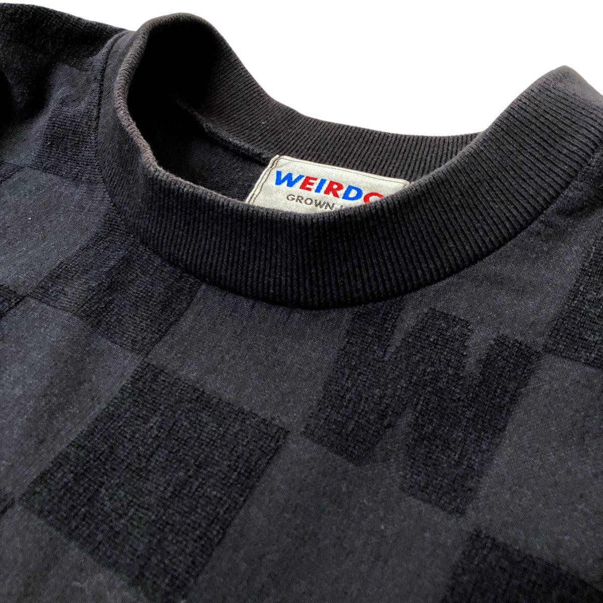 WEIRDO CHECKER H S PILE SWEAT半袖パイルカットソーWRD 23 SS 21 古着・中古-3枚目のアイテム画像