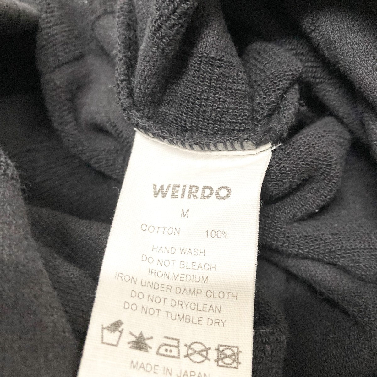 WEIRDO CHECKER H S PILE SWEAT半袖パイルカットソーWRD 23 SS 21 古着・中古-5枚目のアイテム画像