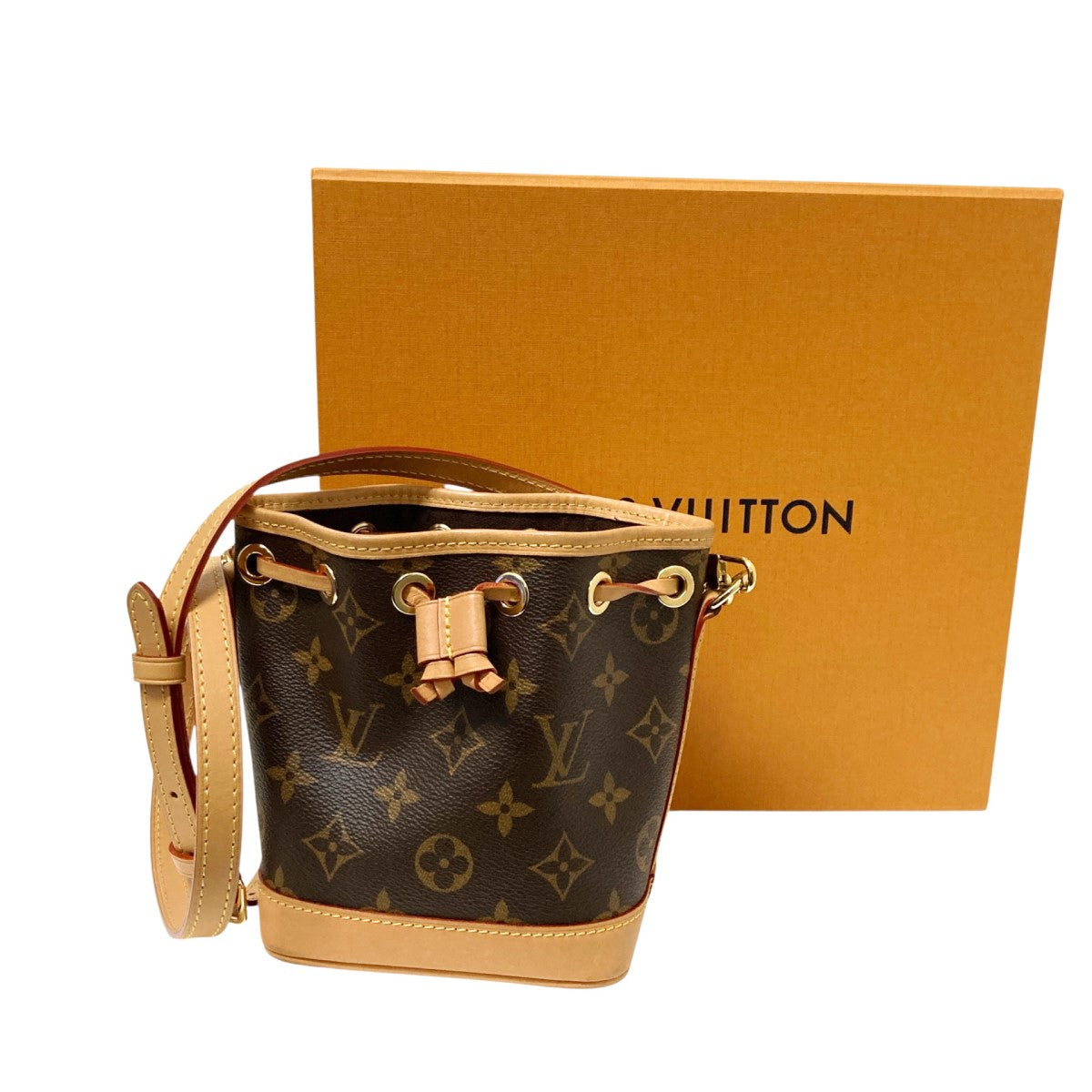 ルイヴィトン モノグラム ナノ ノエ M81266 ショルダーバッグ