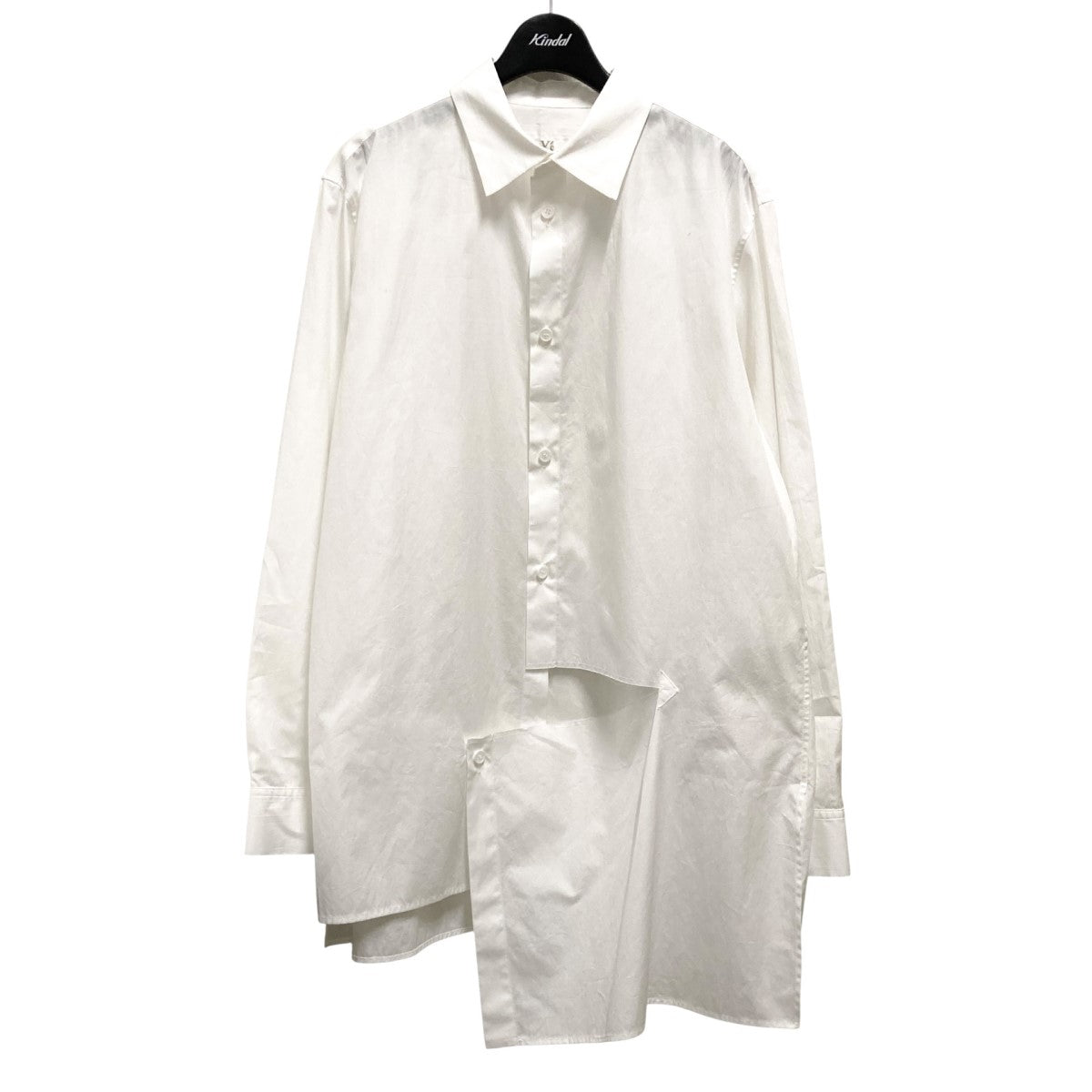 ワイズ Y’s 23AW 長袖シャツ YJ-B01-001 ホワイト サイズ：2 8009001929282_2.jpg?v=
