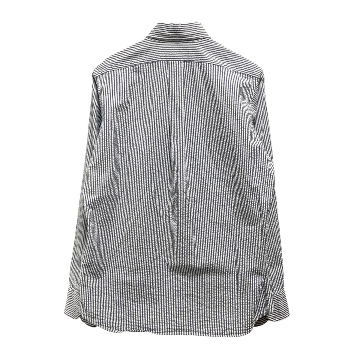 新品未使用　FIDES ストライプ ボタンダウンシャツ NY CARE FREE・SUPIMA COTTON オルタネイトストライプ 長袖
