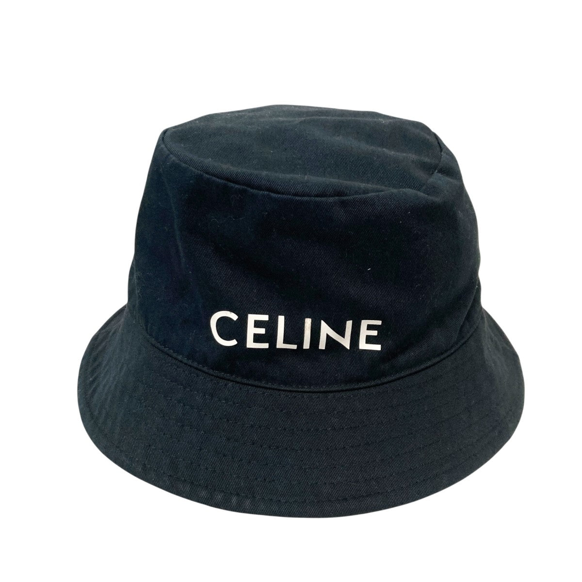 CELINE ネイビー バケットハット CELINE ネイビー ニットバケットハット
