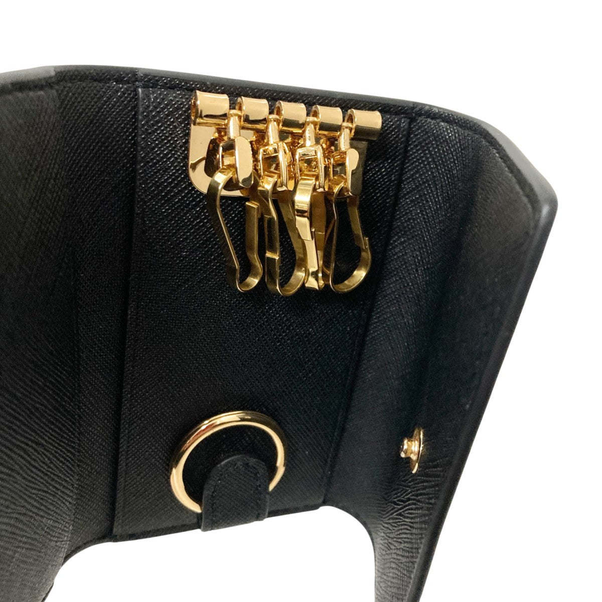 TORY BURCH(トリーバーチ) 4連キーケース ブラック｜【公式
