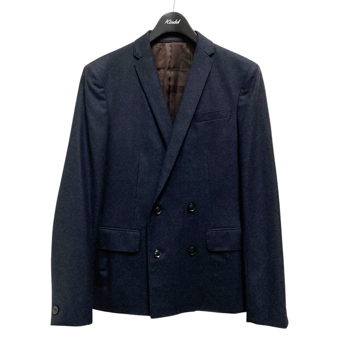 【超希少】kolor 17A/W メルトンウールジャケット ネイビー KOLOR(カラー) ダブルジャケット17WCM J06110 17WCM J06110
