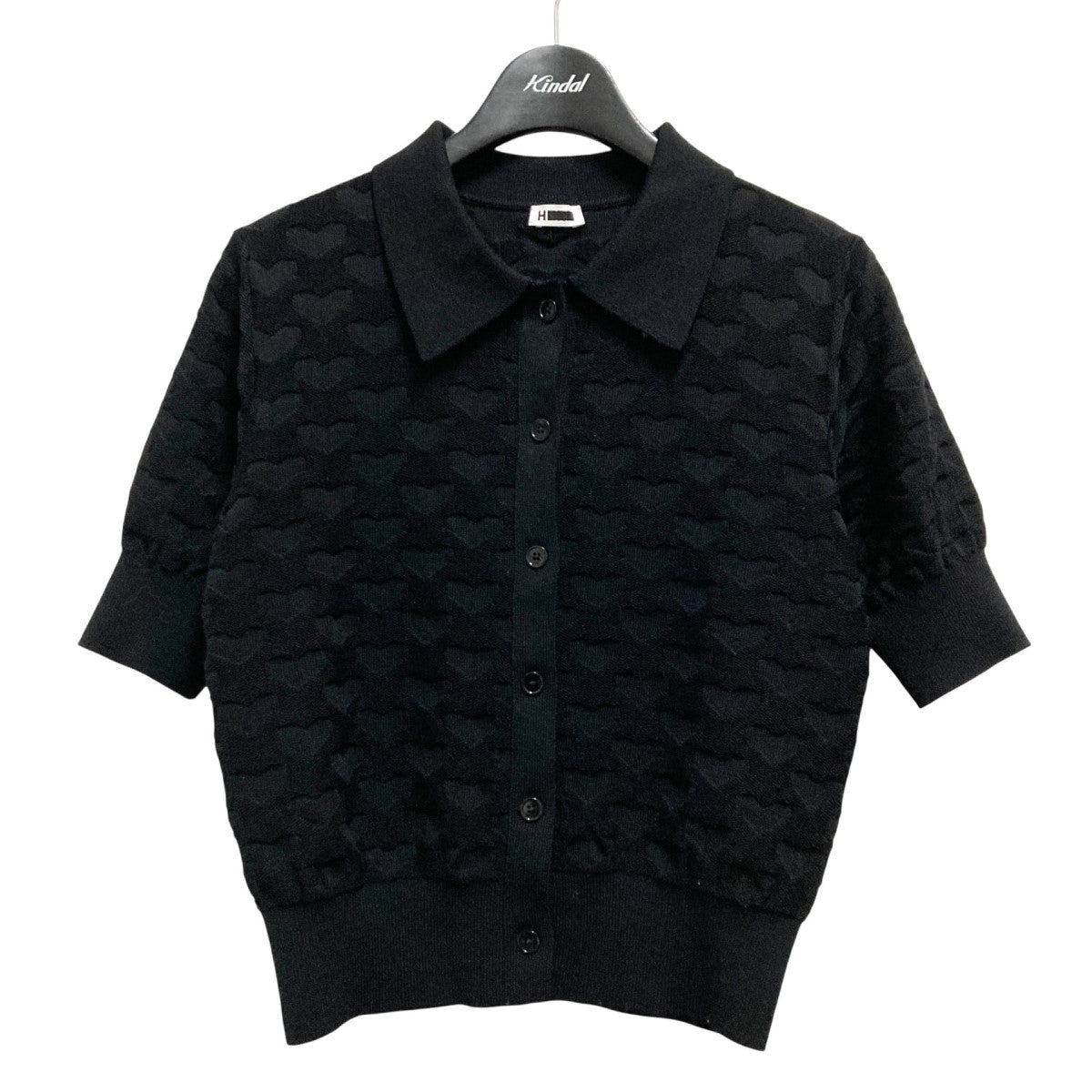 H BEAUTY &YOUTH スカラップカーディガン H BEAUTY&YOUTH UNITED ARROWS（エイチビューティーアンドユース