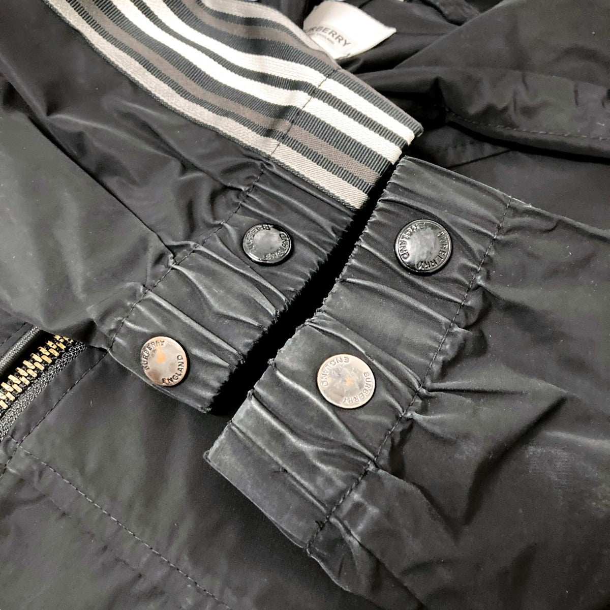 BURBERRY(バーバリー) チェックパネルシェイプメモリータフタ  