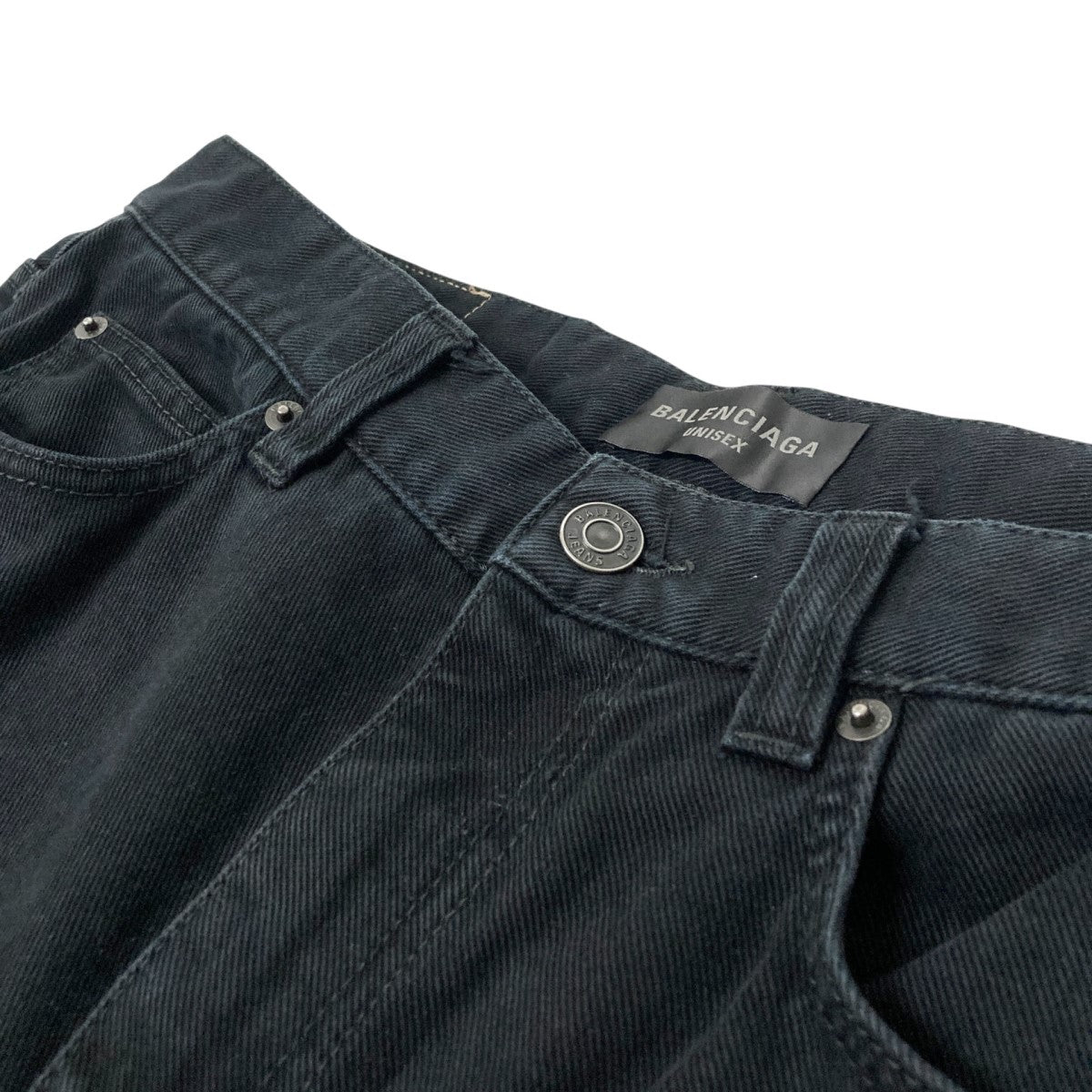 BALENCIAGA ユニセックス フレアデニム 楽天市場】【中古】BALENCIAGAフレアデニムパンツ 697829