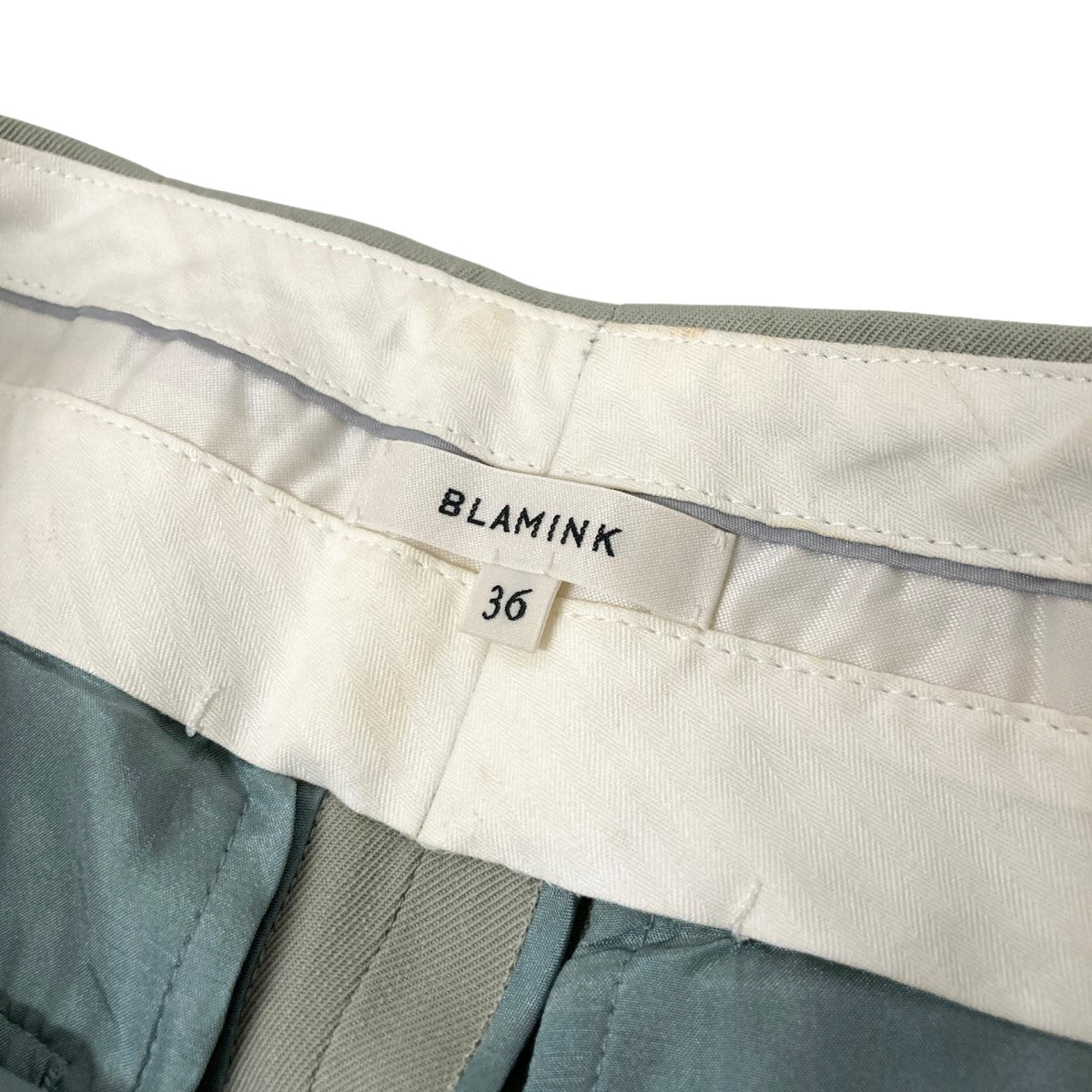 BLAMINK(ブラミンク) R W CO TUCK SRTタックパンツ7914 230 0118
