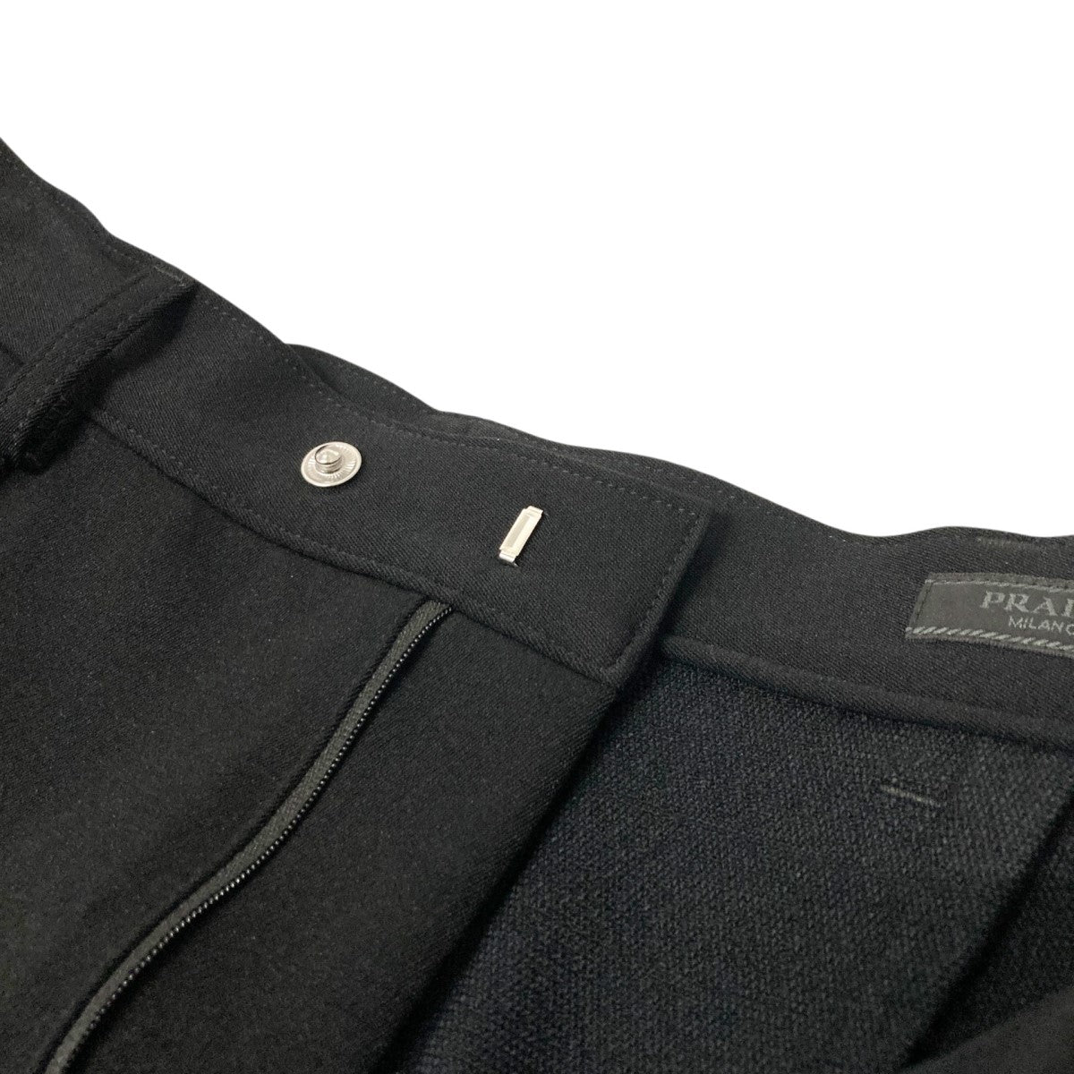 PRADA テクニカルギャバジン センターステッチ ロングパンツスラックスパンツSPH311 古着・中古-4枚目のアイテム画像